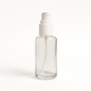 100 ml 24p Şeffaf Cam Şişe / Losyon Pump
