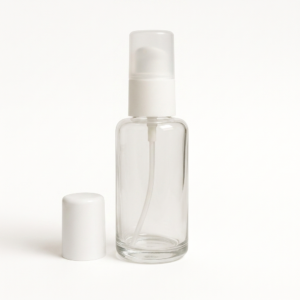 50 ml 24p Şeffaf Cam Şişe / Losyon Pump