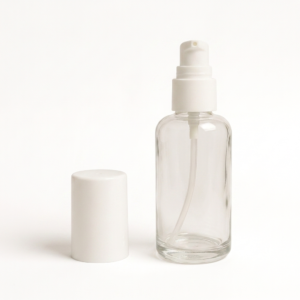 100 ml 24p Şeffaf Cam Şişe / Losyon Pump
