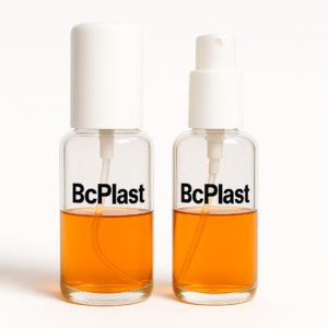 30 ml 24p Şeffaf Cam Şişe / Losyon Pump
