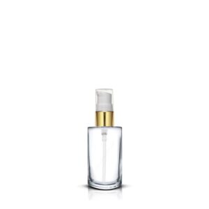 50ml Şeffaf Silindir Losyon Pump Şişe