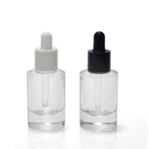 30 ml Şeffaf Silindir Omuzlu Şişe