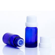 10 ml Mavi Cam Şişe / Aroma Kapaklı