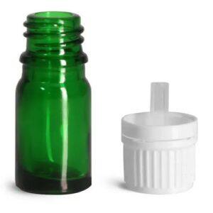 10 ml Yeşil  Cam Şişe / Aroma Kapaklı